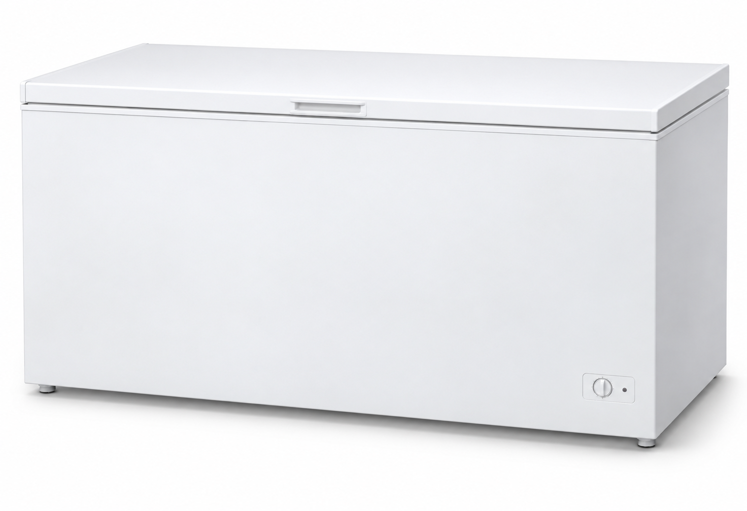 Illustrative unbranded 22 cu ft chest freezer; actual model may vary.